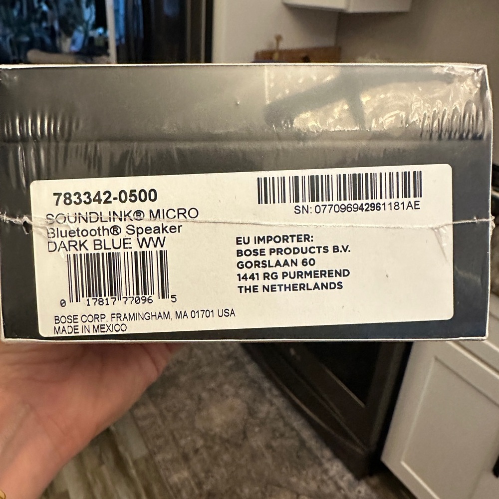 Bose SoundLink Micro Bluetooth Speaker - Dark Blue - New/Factory Sealed